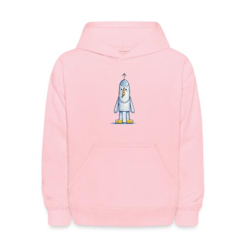 Funny Doodle Bird Character - Kids' Hoodie