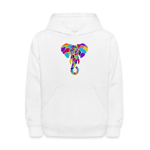Art Deco elephant - Kids' Hoodie