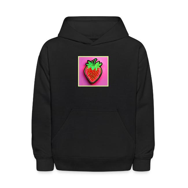 Vibrant Strawberry Neon Sign