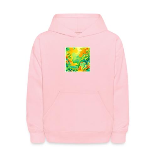Tropical Foliage Abstract - Kids' Hoodie
