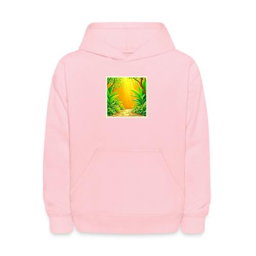 Sunny Nature Path Art - Kids' Hoodie