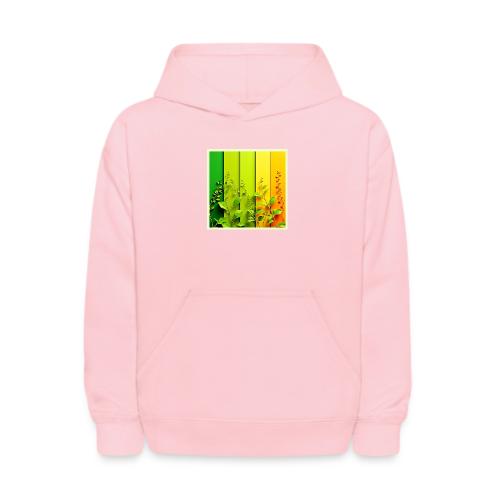 Modern Color Block Nature - Kids' Hoodie