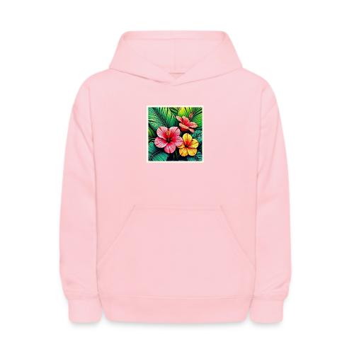 Exotic Flower Garden Dreams - Kids' Hoodie