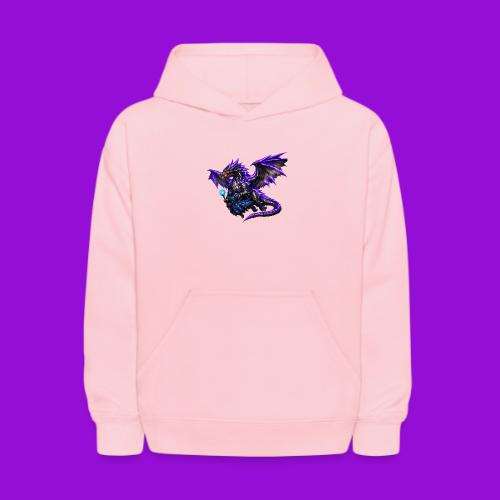 Neon Dragon and Battle Mage - Kids' Hoodie