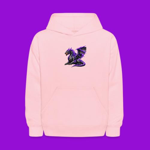 Neon Dragon at Rest - Kids' Hoodie