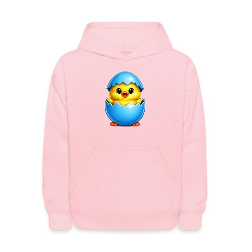 Easter Chick Blue - Kids' Hoodie