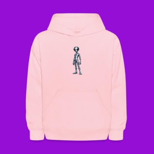 Silver Alien - Kids' Hoodie