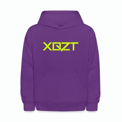 #XQZT Logo Lime Light - Kids' Hoodie