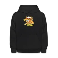 Boom Pizza Retro Funny Boom Pizza Shirt - Kids' Hoodie