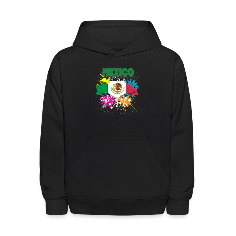 Mexico Vintage Flag - Kids' Hoodie