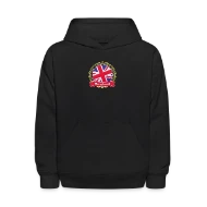 England Happy Holi Color Framed England Flag Banne - Kids' Hoodie