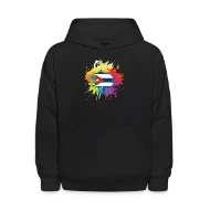 Cuba Flag Gay Colorful Splash - Kids' Hoodie