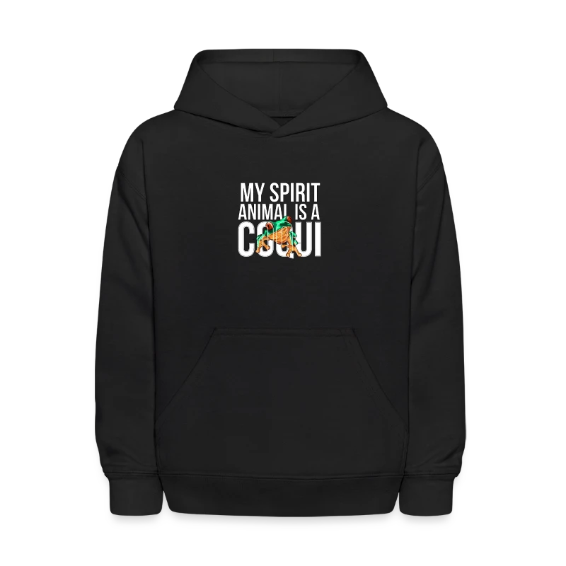 My Spirit Animal is a Coqui Boricua Puerto Rico - Kids' Hoodie