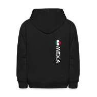 Mexico Flag Shirt Mexa Badge Vertical Mexican - Kids' Hoodie