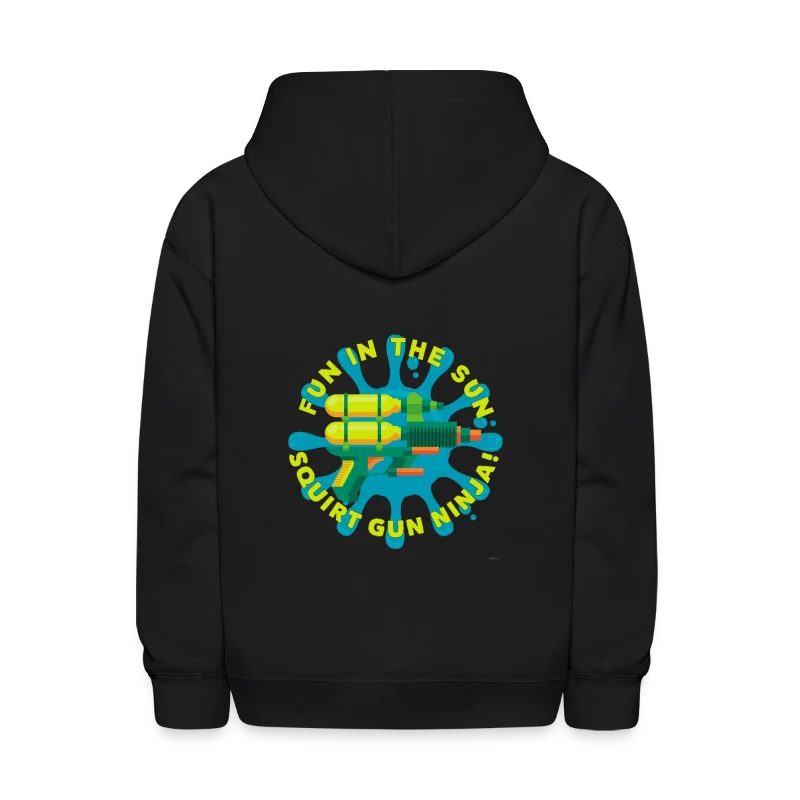 Fun In The Sun Water Blaster Squirt Gun Ninja! - Kids' Hoodie