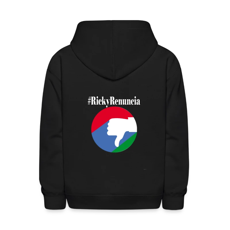 Renuncia Ricky non Parisan Puerto Rico Politic - Kids' Hoodie