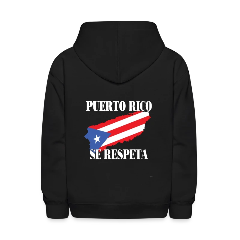 Puerto Rico Se Respeta Puerto Rico Politics Flag - Kids' Hoodie