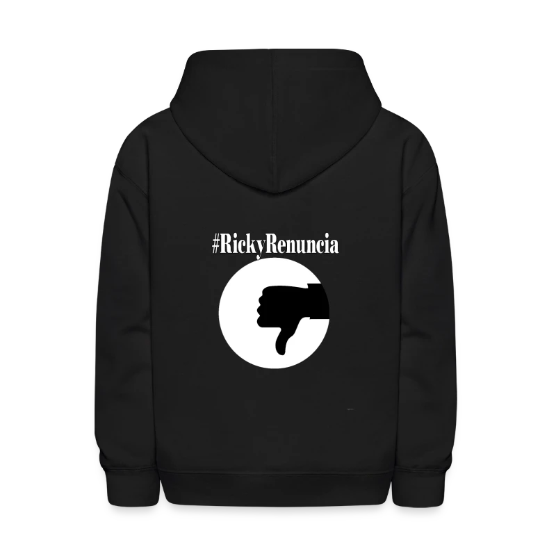 #rickyrenuncia Hashtag Ricky Renuncia Puerto Rico - Kids' Hoodie