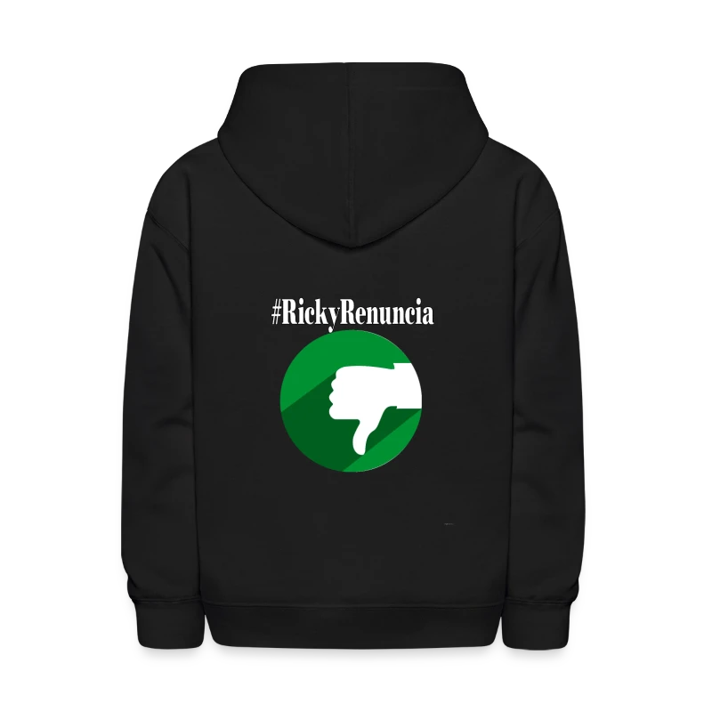 #rickyrenuncia Hashtag Ricky Renuncia Puerto Rico - Kids' Hoodie