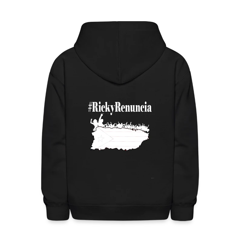 #rickyrenuncia Hashtag Ricky Renuncia Puerto Rico - Kids' Hoodie