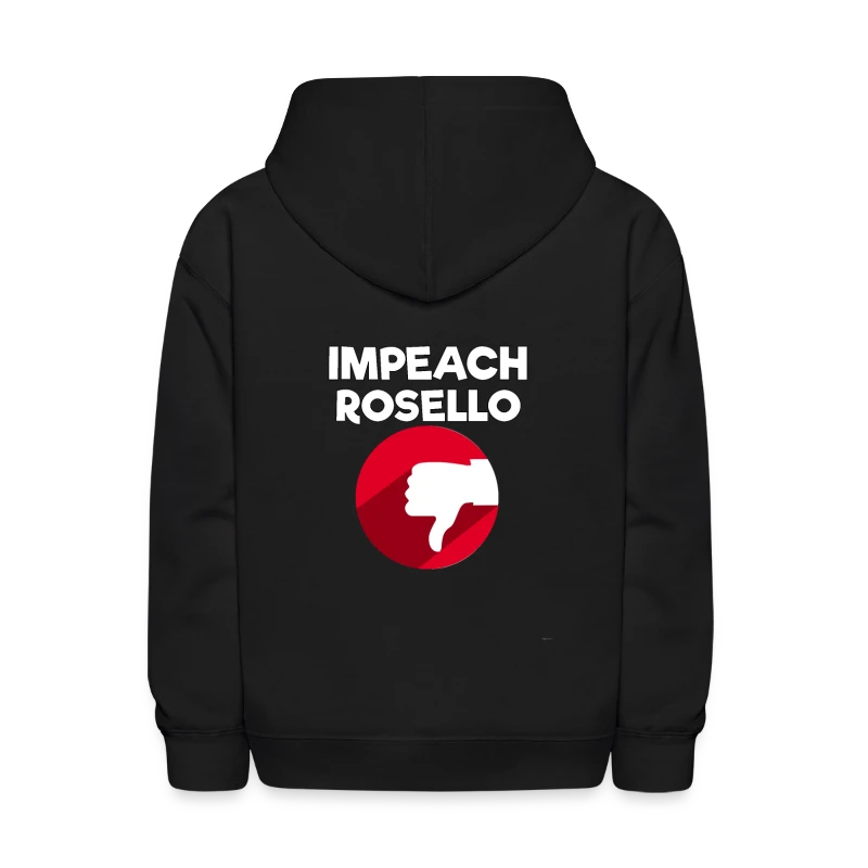 Impeach Rosello Puerto Rico Politics Shirt - Kids' Hoodie