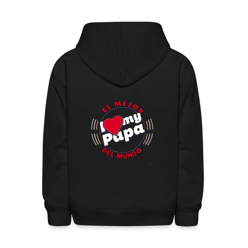 El Mejor Papa Del Mundo Best Father In The World - Kids' Hoodie