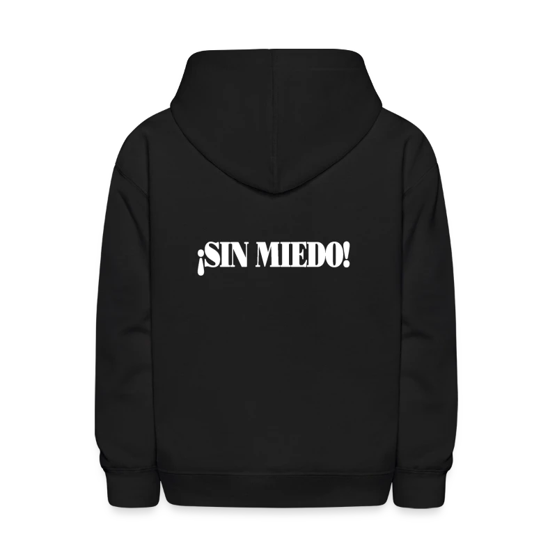 Live Without Fear Spanish Puerto Rico Sin Miedo - Kids' Hoodie
