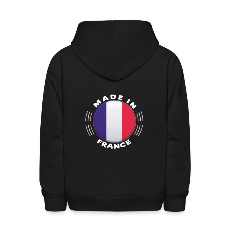 Made In France Vintage Shirt France Flag - Kids' Hoodie