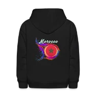 Morocco Flag Holi Greeting Moroccan Flag Souvenir - Kids' Hoodie