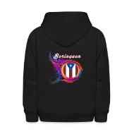 Borinquen Flag Holi Greeting Boricua Flag Souvenir - Kids' Hoodie