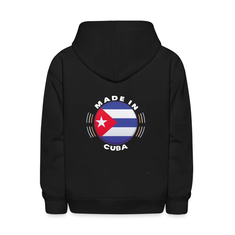 Made In Cuba Vintage Shirt Cuban Flag - Kids' Hoodie