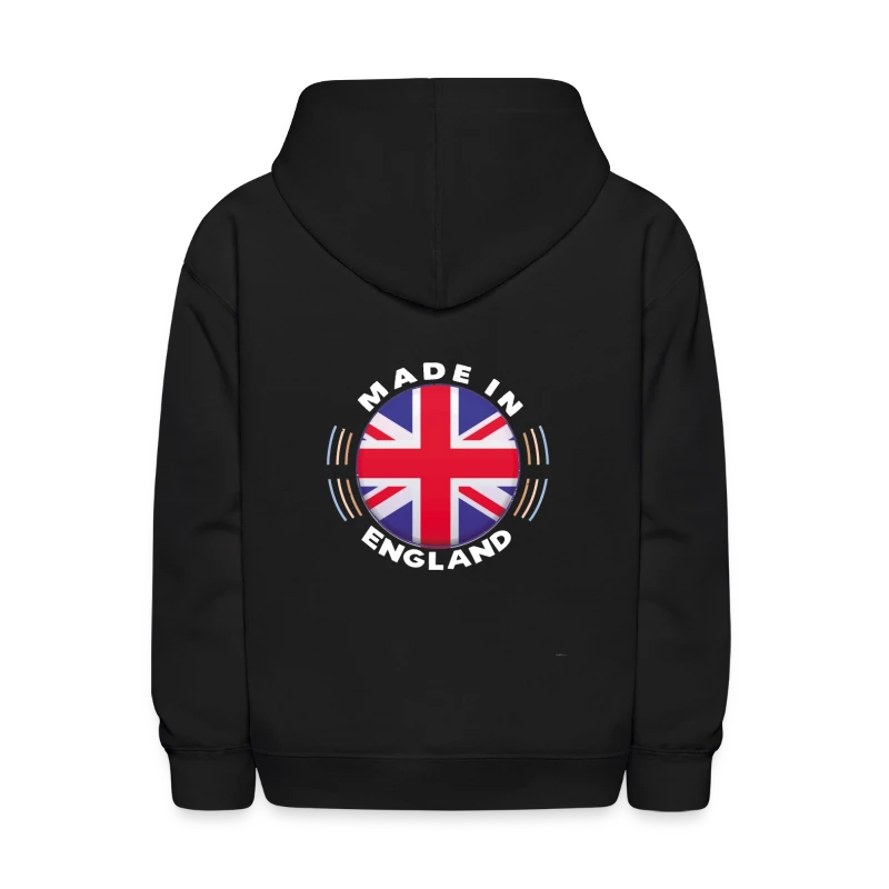 Made In England Vintage Shirt British Flag - Kids' Hoodie