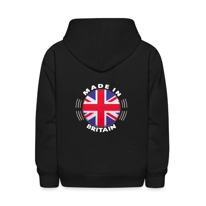 Made In Britain Vintage Shirt British Flag - Kids' Hoodie