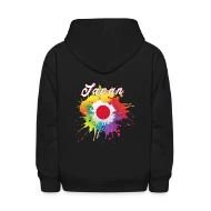Japan Flag Gay Pride Colorful Splash Japanese Flag - Kids' Hoodie