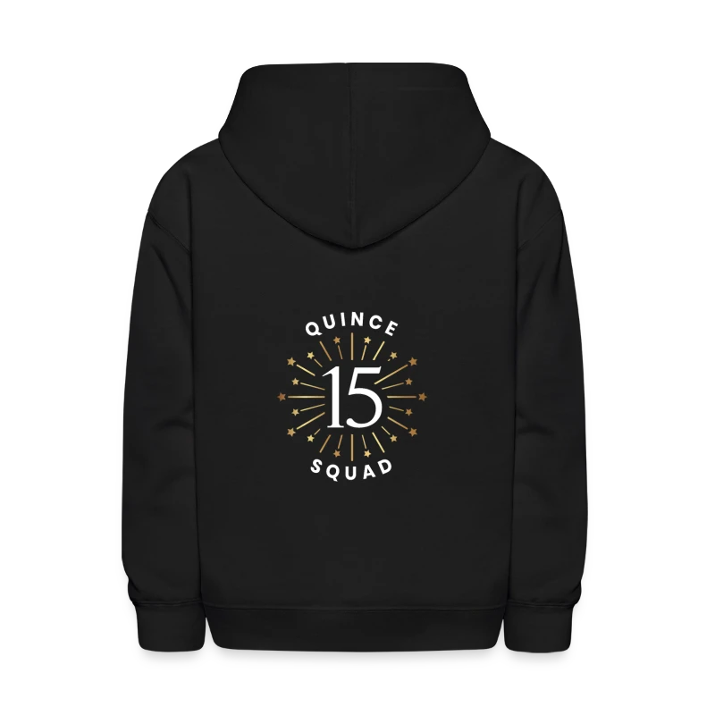 Quince Squad 15th Birthday Festive Quinceañera - Kids' Hoodie