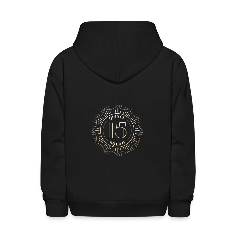 Quince Squad 15 year Birthday Vintage Quinceañera - Kids' Hoodie