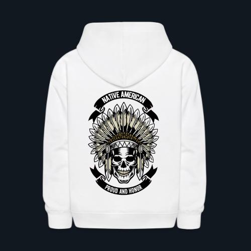 Native American Proud and Honor - Kids' Hoodie