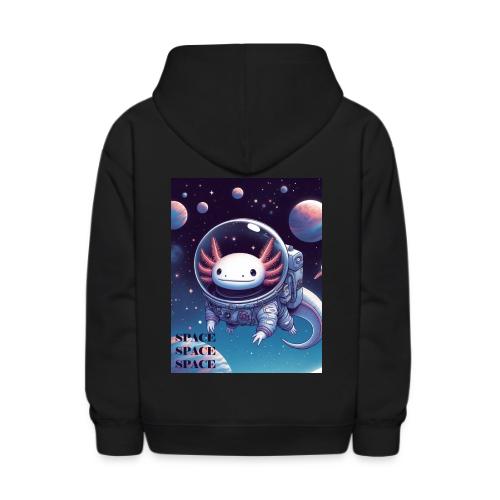 Axolotl Astronaut - Cute Axolotl Space Explorer - Kids' Hoodie