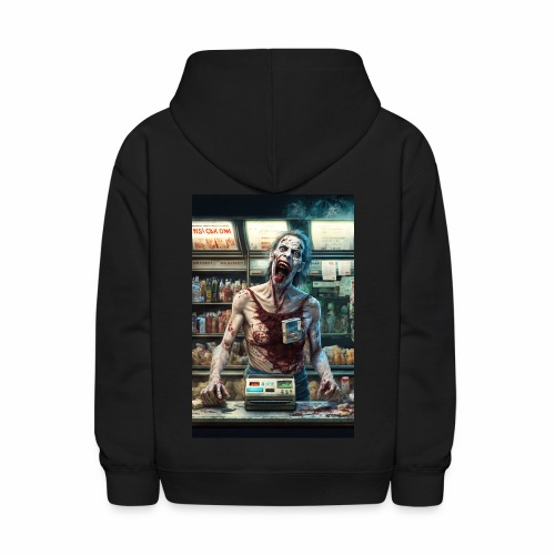 Zombie Cashier 04: Zombies In Everyday Life - Kids' Hoodie