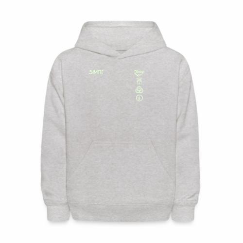 simplesymbolsvert - Kids' Hoodie