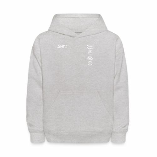 simplesymbolsvert - Kids' Hoodie