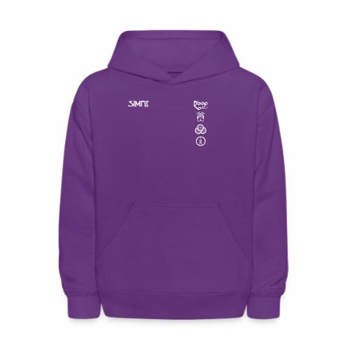 simplesymbolsvert - Kids' Hoodie