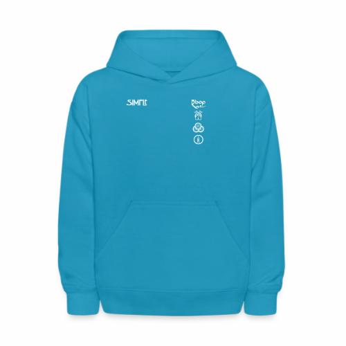 simplesymbolsvert - Kids' Hoodie