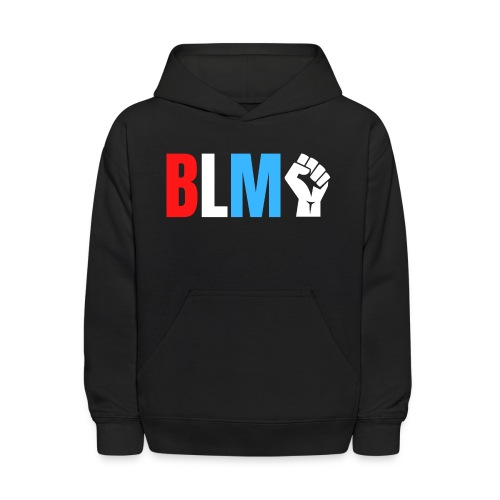 BLM Black Lives Matter USA (Red White Blue) - Kids' Hoodie