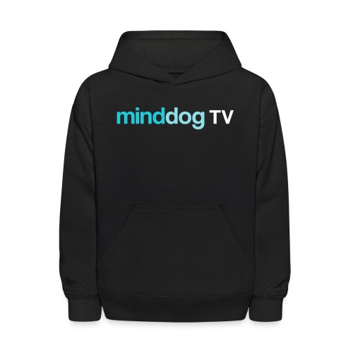 minddogTV logo simplistic - Kids' Hoodie