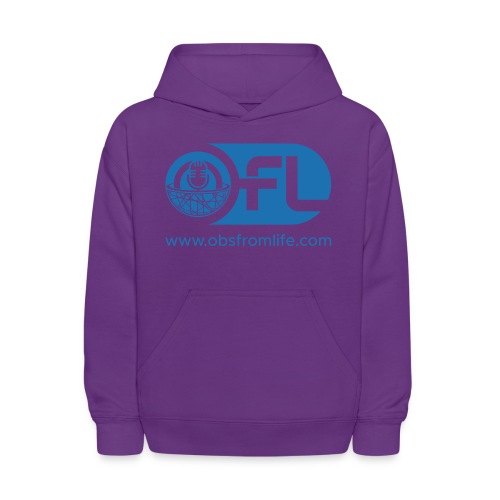 Observations from Life Logo with Web Address - Kids' Hoodie
