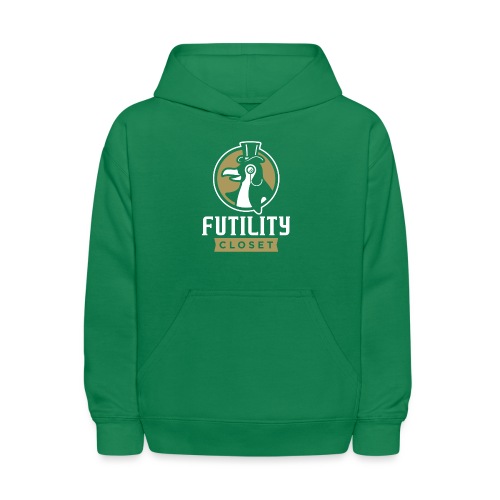 Futility Closet Logo - Reversed - Kids' Hoodie
