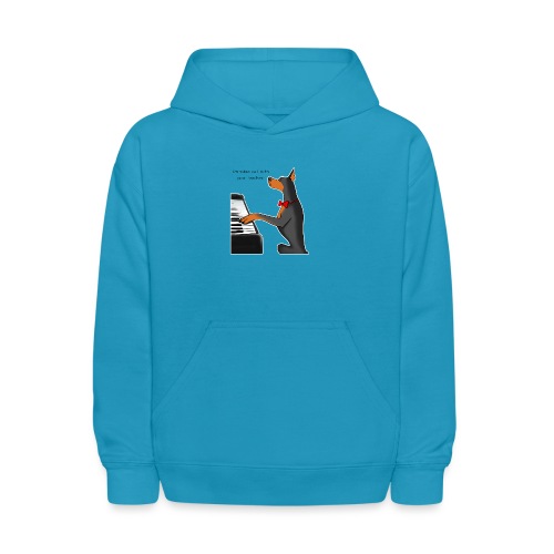 On video call with your teacher - Kids' Hoodie