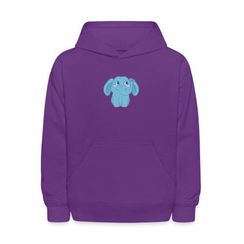 Baby Elephant Happy and Smiling - Kids' Hoodie