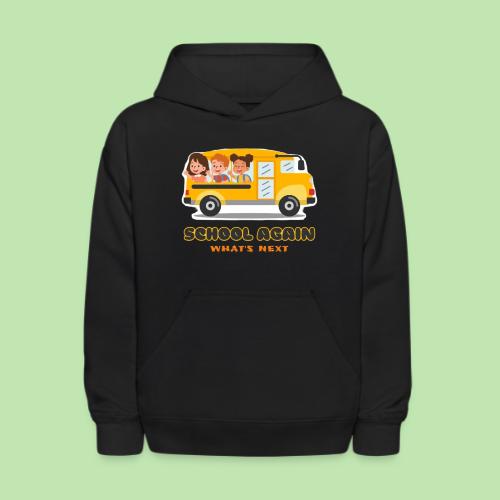 first day of school outfit- school again - Kids' Hoodie